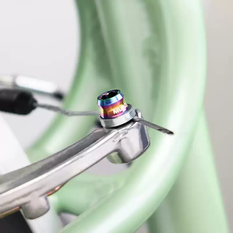 钛合金螺丝M5/M6C刹后拨变速器压线短螺丝自行山地公路车V刹夹器