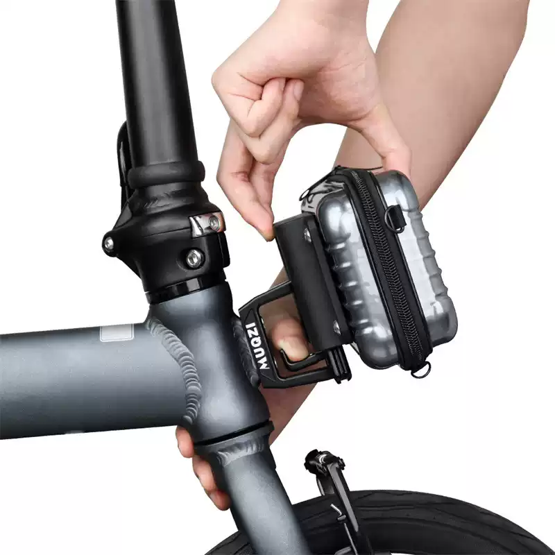 小布自行车前货架安装猪鼻扣底座托车筐升高器行大车包筐配件