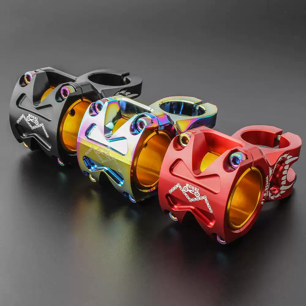 山地自行车短把立管35mm口径31.8铝合金死飞公路车越野立管配件