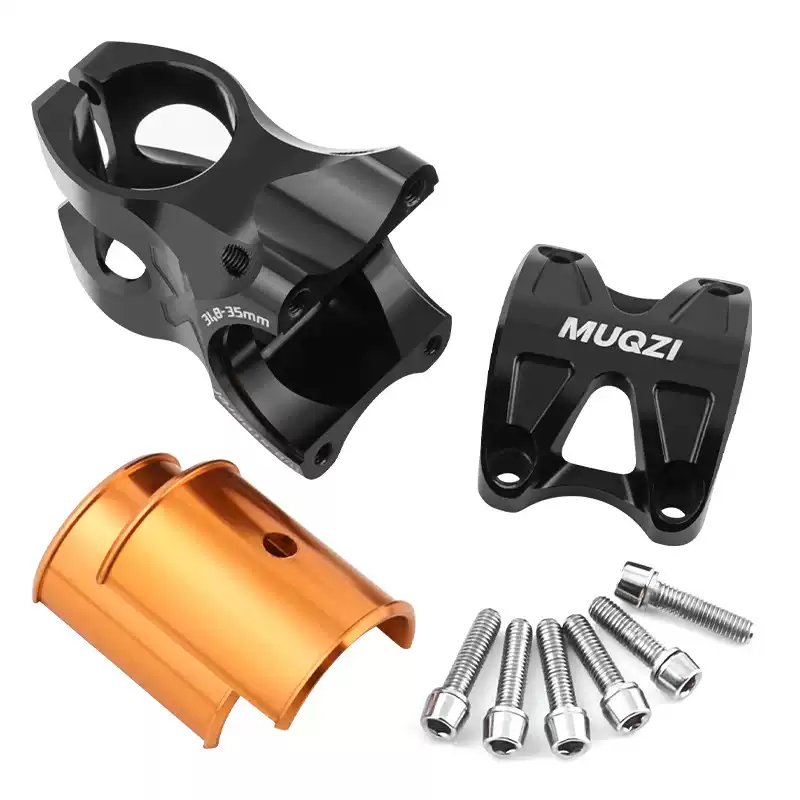 山地自行车短把立铝合金31.8/35MM高强度速降立管CNC单车配件