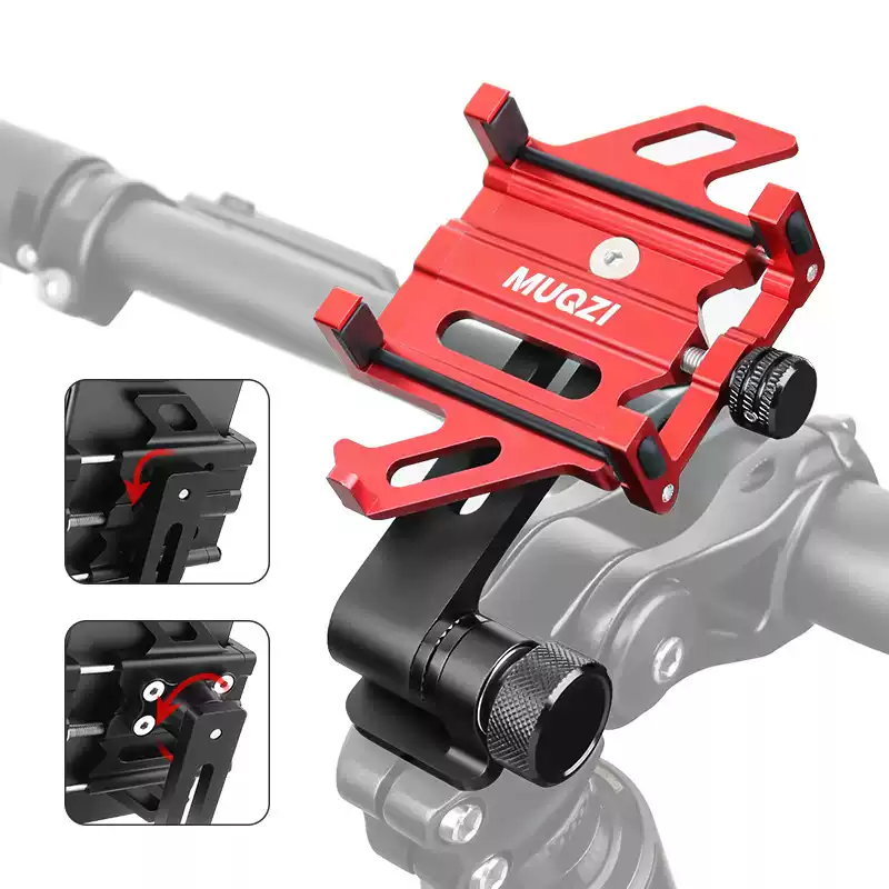 铝合金手机支架公路车一体把自行车把立盖碗组山地车导航骑行支架