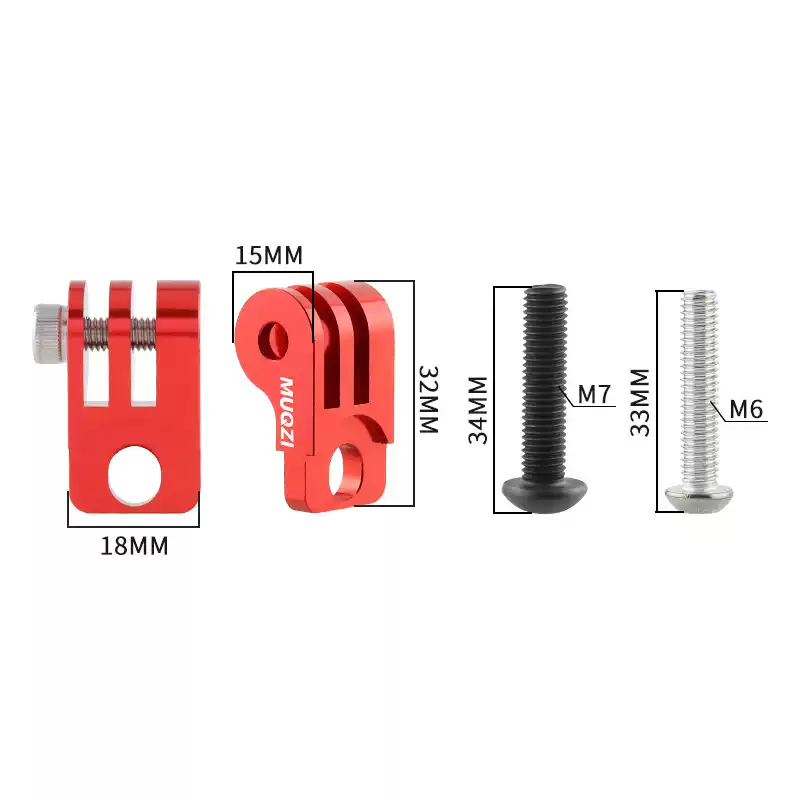 小布折叠自行车车把灯架运动相机码表架支架铝合金改装骑行配件