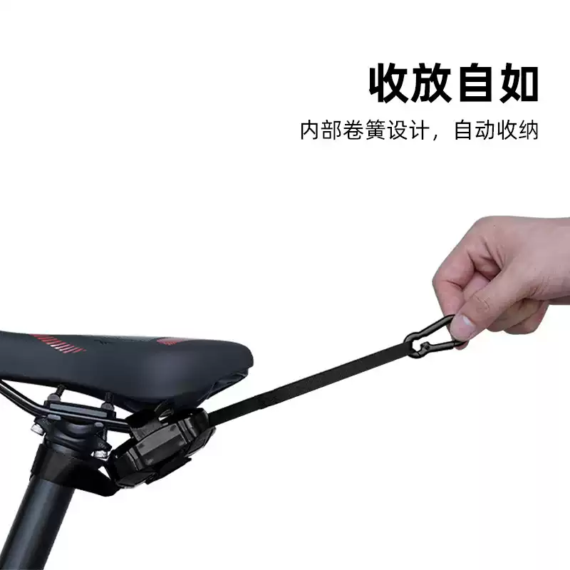 公路自行车骑行牵引绳 山地车亲子拖车绳 拉绳装置户外自动伸缩