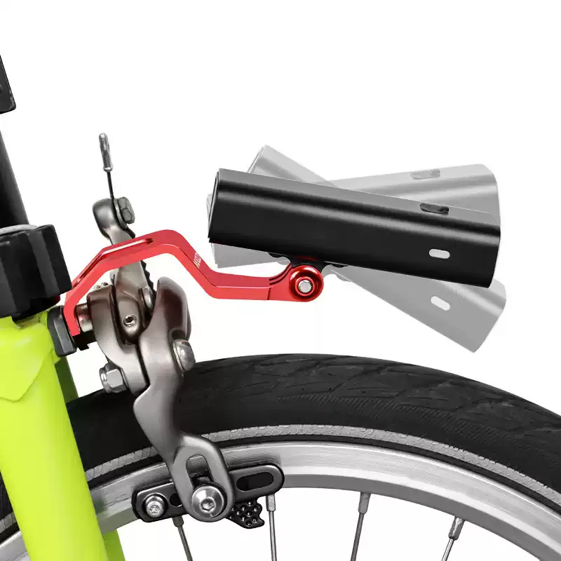 小布折叠车灯架自行车前叉支架GOPRO底座骑行相机固定夹配件
