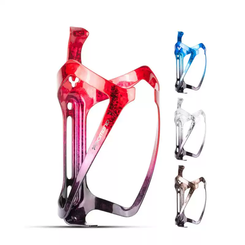 自行车铝合金炫彩水壶架水瓶架轻量水杯架骑行装备