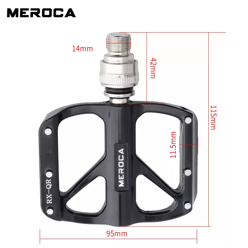 折叠自行车快拆脚踏三培林轴承防滑脚蹬超轻铝合金骑行踏板