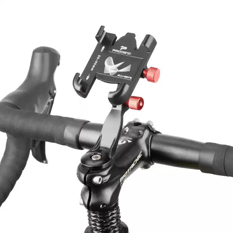 山地车把手机支架铝合金旋转电动车导航手机夹公路自行车配件