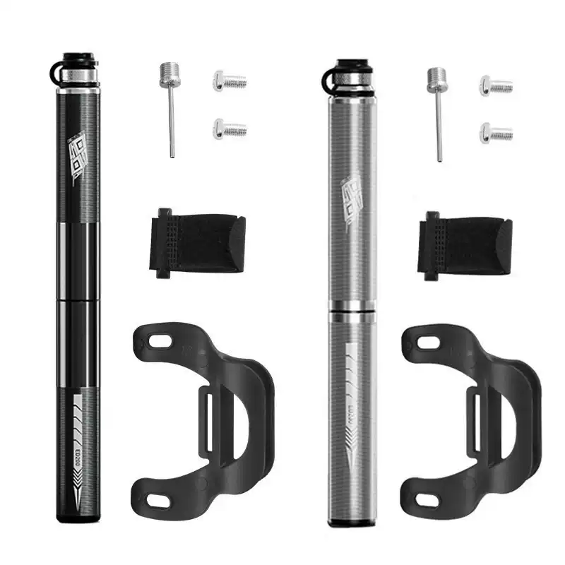 自行车铝合金小气筒便携式打气筒美法嘴通用公路车山地车充气配件