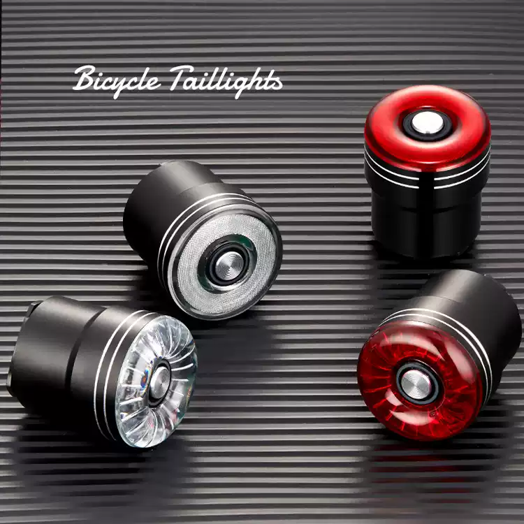 公路车智能刹车尾灯光山地自行车LED夜骑配件骑行装备灯配件